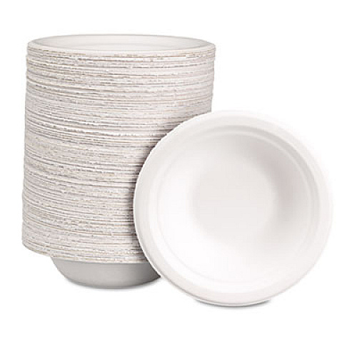 Chinet Classic Paper Bowl, 12 oz, White, 1,000/Carton (21230)