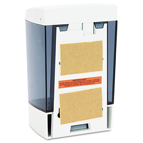 Impact Clearvu ClearVu Plastic Soap Dispenser, 46 oz, 5.5 x 4.25 x 8.5, White (9346)