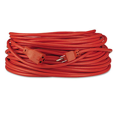 Innovera Indoor/Outdoor Extension Cord, 100ft, Orange (IVR72200)