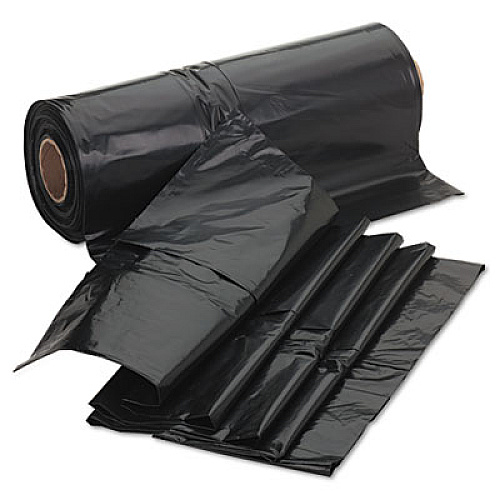 Jaguar Plastics INDUSTRIAL DRUM LINERS, ROLLS, 60 GAL, 2.7 MIL, 38" X 63", BLACK, 50/CARTON (JAGD38634BN)