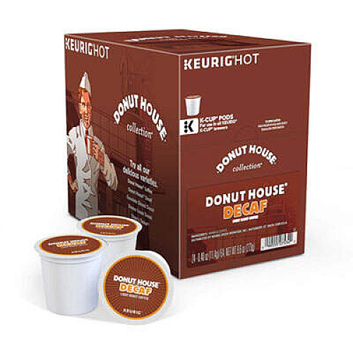 Donut House 7534CT Decaf Coffee K-Cups
