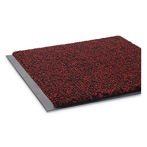 Crown Dust-Star Microfiber Wiper Mat, 36 x 60, Red (DS0035RD)