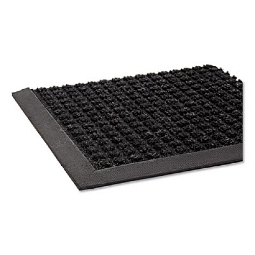 Crown Super-Soaker Wiper/Scraper Mat with Gripper Bottom, Rectangular, Charcoal Gray Loop Pile Surface, 24" x 36" (SSR023CH)