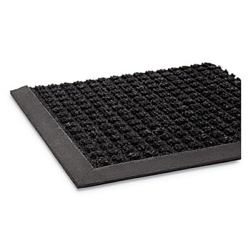 Crown Super-Soaker Wiper Mat with Gripper Bottom, Polypropylene, 36 x 60, Charcoal (SSR035CH)