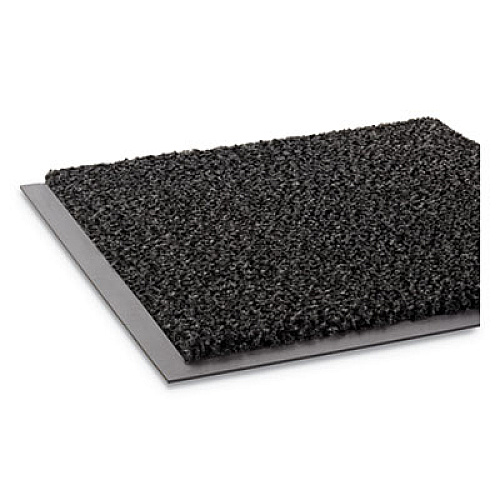 Crown Dust-Star Microfiber Wiper Mat, 36 x 60, Charcoal (DS0035CH)