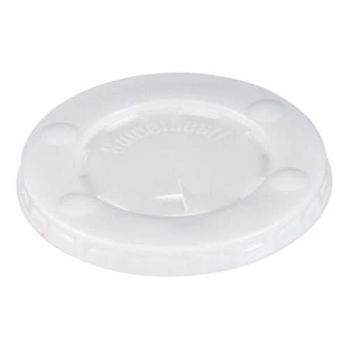 SOLO Straw-Slot Cold Cup Lids, Fits 10 oz Cold Cups, Plastic, Translucent, 2,000/Carton (L10BLN)