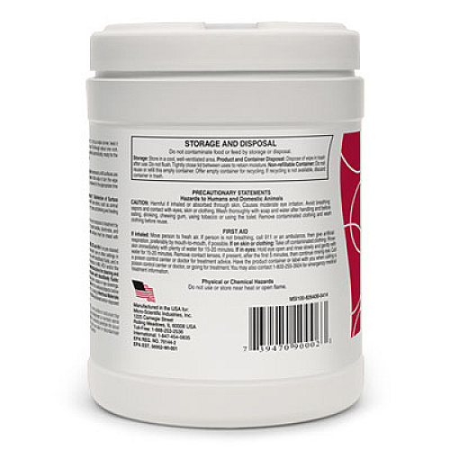 Opti-Cide3 Disinfectant Surface Wipes, Alcohol, 10" X 6", Blue, 100/tub, 600/carton (OCW06100CT)