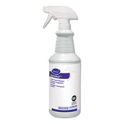 Diversey Speedball Heavy-Duty Cleaner, Citrus, Liquid, 1qt. Spray Bottle, 12/CT (95891164)