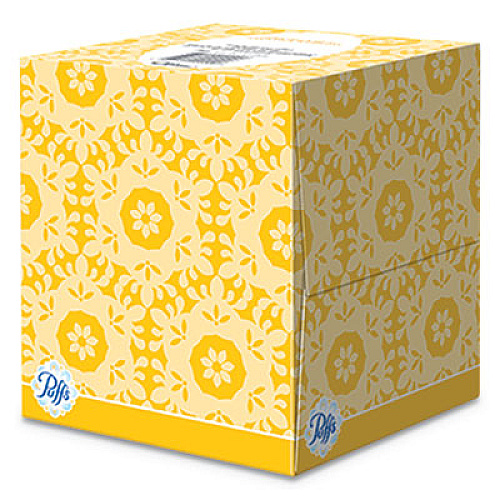 Puffs Facial Tissue, 2-Ply, White, 64 Sheets/Box (84405BX)