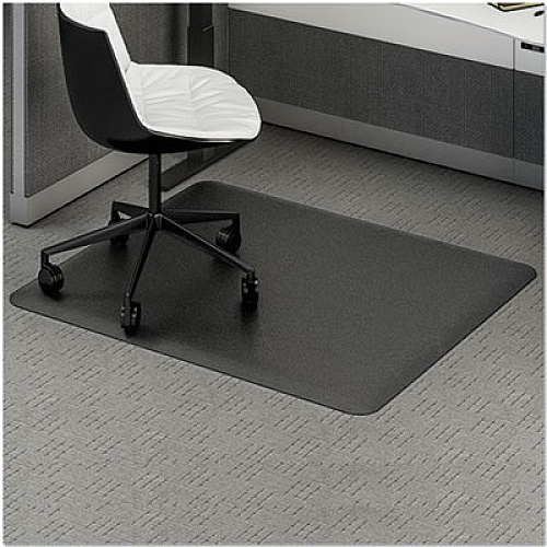 deflecto Ergonomic Sit Stand Mat, 53 x 45, Black (CM24242BLKSS)