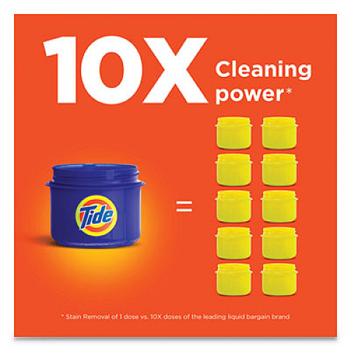 Tide Liquid Laundry Detergent, Original Scent, 64 Loads, 92 oz Bottle, 4/Carton (40218)