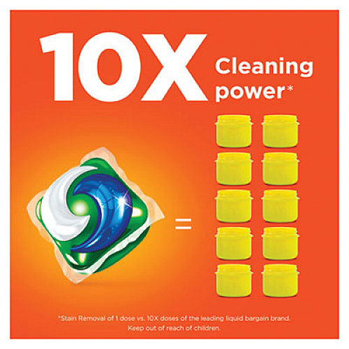 Tide Detergent Pods, Spring Meadow Scent, 72 Pods/Pack, 4 Packs/Carton (50978CT)