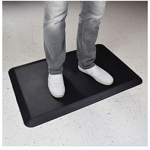 deflecto Anti-Fatigue Mat, 24 x 18, Black (AFP1824)