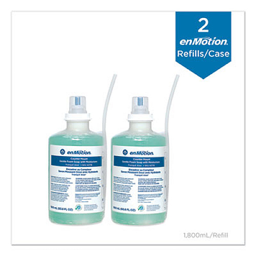 Georgia Pacific Professional GP enMotion Counter Mount Foam Soap Refill, Tranquil Aloe Scent, 1,800 mL, 2/Carton (42718)