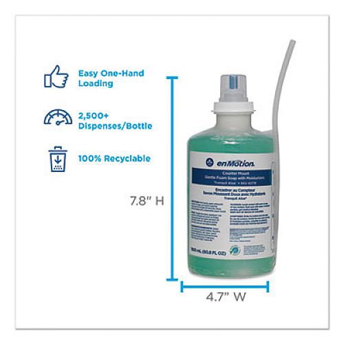 Georgia Pacific Professional GP enMotion Counter Mount Foam Soap Refill, Tranquil Aloe Scent, 1,800 mL, 2/Carton (42718)