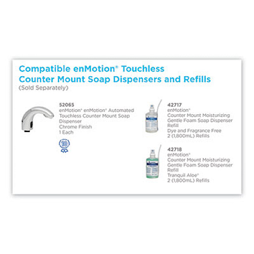 Georgia Pacific Professional GP enMotion Counter Mount Foam Soap Refill, Tranquil Aloe Scent, 1,800 mL, 2/Carton (42718)