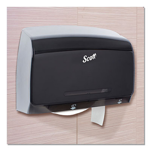 Scott Pro Coreless Jumbo Roll Tissue Dispenser, 14 1/10 x 5 4/5 x 10 2/5, Black (34831)