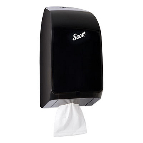 Scott Hygienic Bathroom Tissue Dispenser, 7 x 5.73 x 13.34, Black (39728)