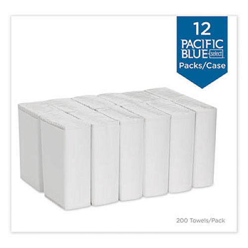 Georgia Pacific Professional Pacific Blue Select C-Fold Paper Towel, 1-Ply, 10.1 x 10.1, White, 200/Pack, 12 Packs/Carton (20241)