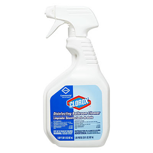 Clorox Disinfecting Bathroom Cleaner 30oz Spray Bottle, 9/carton (16930CT)