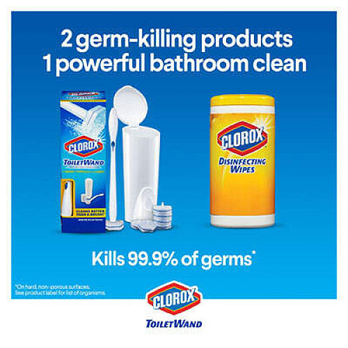 Clorox 14882CT Disinfecting ToiletWand Refills