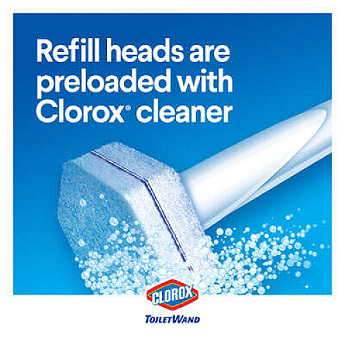Clorox 14882CT Disinfecting ToiletWand Refills
