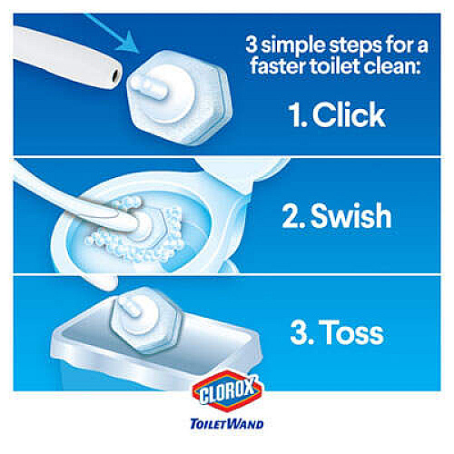 Clorox 14882 Disinfecting ToiletWand Refills