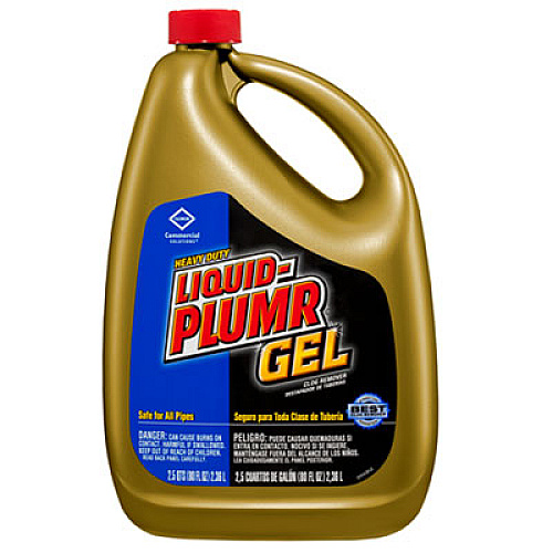 Liquid Plumr Heavy-Duty Clog Remover, Gel, 80 oz Bottle, 6/Carton (35286CT)