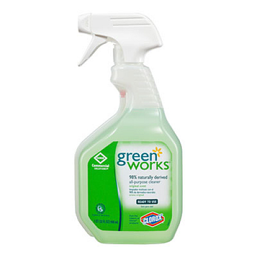 Green Works All-Purpose and Multi-Surface Cleaner, Original, 32 oz Spray Bottle, 12/Carton (00456CT)