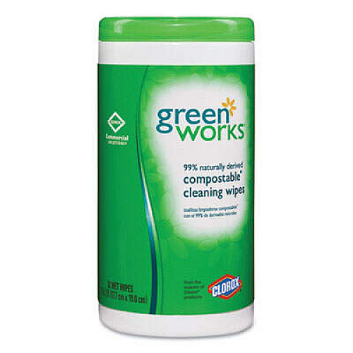 Green Works 30380CT Compostable Cleaning Wipes