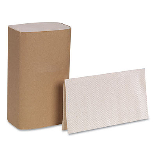 Georgia Pacific Professional Pacific Blue Basic S-Fold Paper Towels, 1-Ply, 10.25 x 9.25, Brown, 250/Pack, 16 Packs/Carton (23504)
