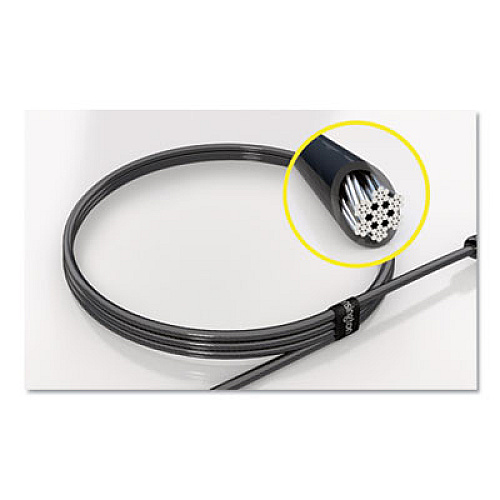 Kensington Desktop and Peripherals Locking Kit 2.0, 8ft Carbon Steel Cable (64424)