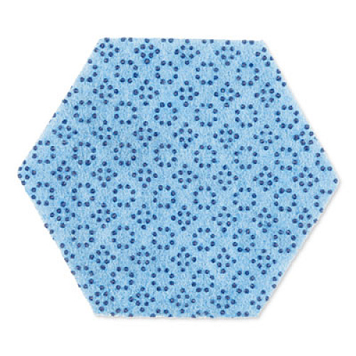 Scotch-Brite PROFESSIONAL Low Scratch Scour Pad 2000HEX, 5.75 x 5, Blue, 15/Carton