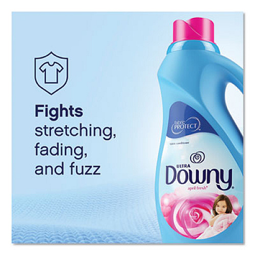 Downy Liquid Fabric Softener, Concentrated, April Fresh, 19 oz Bottle, 6/Carton (20930)
