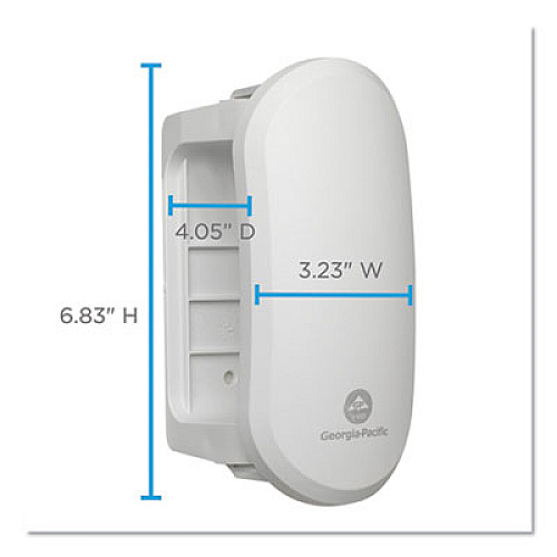 Georgia Pacific Professional ActiveAire Passive Whole-Room Freshener Dispenser, 3.22" x 4.06" x 6.83", White (56804)