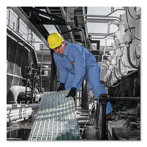 KleenGuard A20 Breathable Particle Protection Coveralls, Large, Blue,  24/Carton (58503)