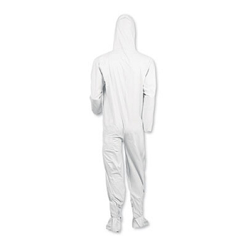 KleenGuard A45 Prep and Paint Coveralls, White, 3X-Large, 25/Carton (41518)