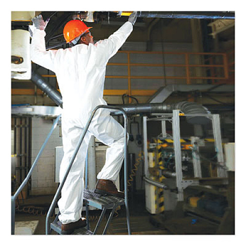 KleenGuard A20 Breathable Particle Protection Coverall, Zip Closure, 2X-Large, White (49105)