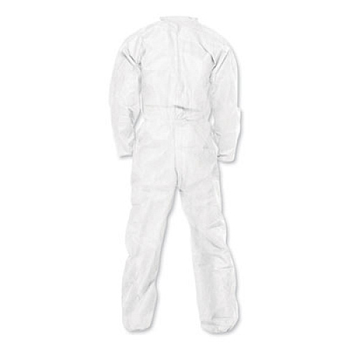 KleenGuard A20 Breathable Particle Protection Coverall, Zip Closure, 2X-Large, White (49105)