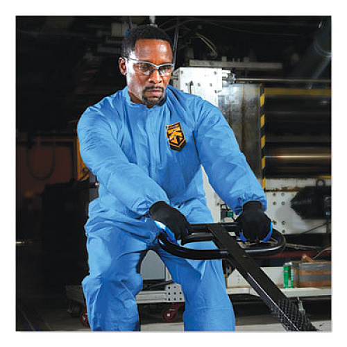 KleenGuard A20 Breathable Particle Protection Coveralls, 3X-Large, Blue, 20/Carton (58536)