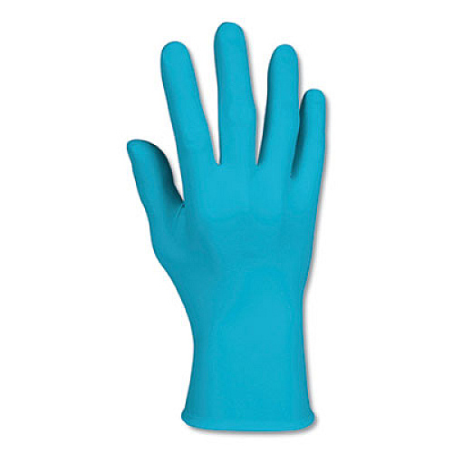KleenGuard G10 Blue Nitrile Gloves, General Purpose, 242 mm Length, Small, 100/Box (57371)