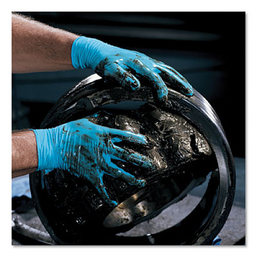 KleenGuard G10 Blue Nitrile Gloves, General Purpose, 242 mm Length, Small, 100/Box (57371)