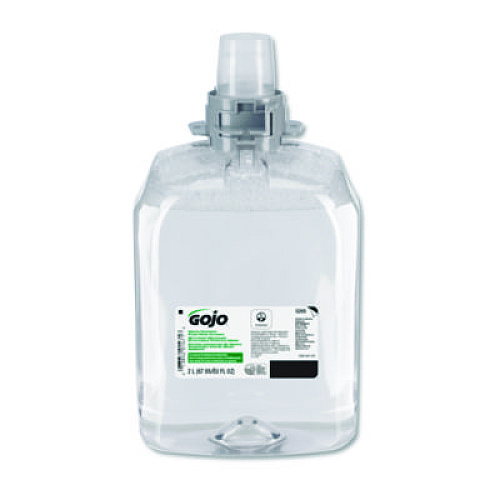 Green Certified Foam Hand Cleaner, Refill for GOJO FMX-20 Push-Style Dispenser, Unscented, 2,000 mL, 2/Carton (526502)