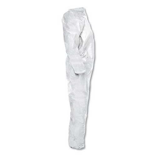 KleenGuard A20 Breathable Particle-Pro Coveralls, Zip, 2X-Large, White, 24/Carton (49005)