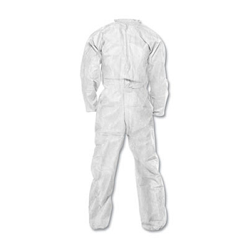 KleenGuard A20 Breathable Particle Protection Coveralls, 4X-Large, White, 20/Carton (49007)
