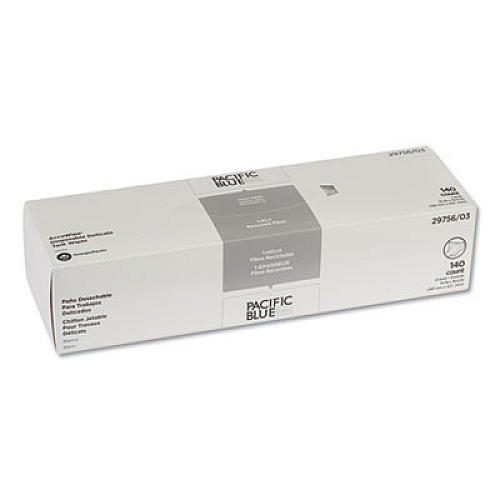 Georgia Pacific Professional Accuwipe Recycled 1-Ply Delicate Task Wipers,15x16 7/10,white, 14/box, 20 Box/ct (2975603)