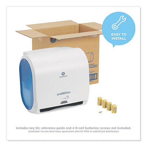 Georgia Pacific Professional enMotion Impulse 10 Automated Towel Dispenser, 9.25 x 14.6 x 14, Gray (59487A)