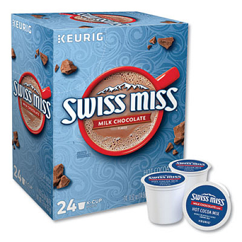 Swiss Miss Milk Chocolate Hot Cocoa K-Cups, 24/Box (1252)