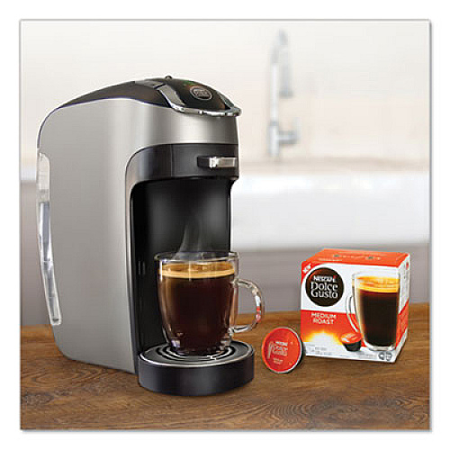 NESCAF Dolce Gusto Esperta 2 Automatic Coffee Machine, Black/Gray (87104)