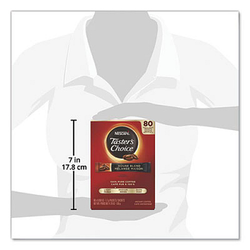 Nescaf Taster's Choice Stick Pack, House Blend, 80/Box (15782)